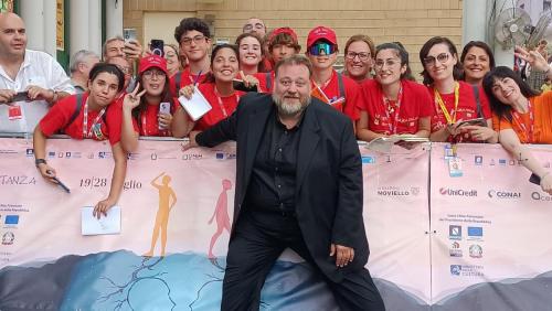 (22 luglio) Stefano Fresi con un gruppo di giurati CGS