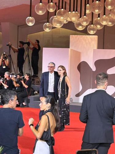 (4 settembre) Red carpet: Sergio Castellitto e Margaret Mazzantini